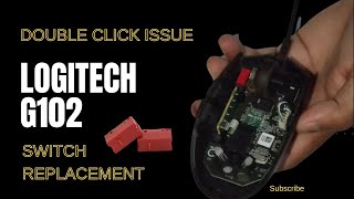 Logitech G102 Micro Switch Button Replacement [upl. by Nryhtak]