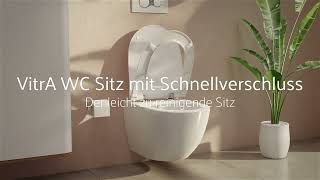 VitrA  WCSitz mit Schnellverschluss [upl. by Nageem]