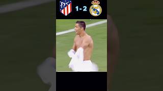 Real Madrid VS Atletico de Madrid  C Ronaldo 🥶✅ footballshorts thesoccersquadhighlights [upl. by Liebowitz]