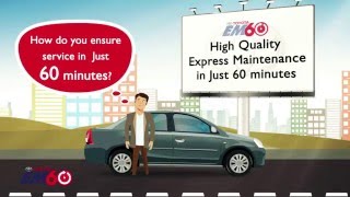 Quality Service in 60 minutes  TOYOTA EM60 [upl. by Attiuqihc]