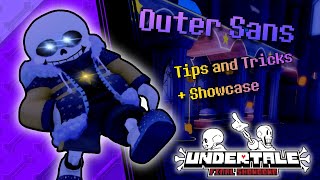 Outertale Sans  Tips and Tricks Undertale Final Showdown [upl. by Rush286]