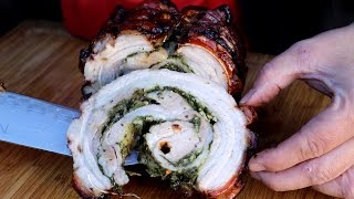 Porchetta von der Rotisserie [upl. by Kylander]