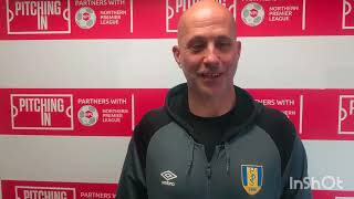 Mark Fretwell speaks after a 10 win over Hepworth United [upl. by Julienne]