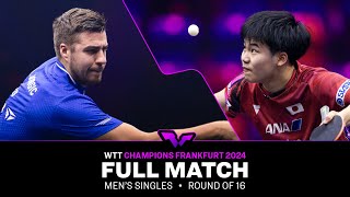 FULL MATCH  Darko Jorgic vs Sora Matsuhima  MS R16  WTTFrankfurt 2024 [upl. by Pattison749]