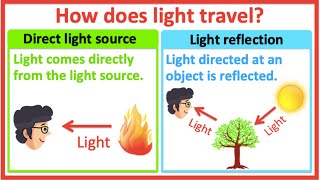 Learn about light 🤔💡 How does light travel  Learn with examples [upl. by Anita]