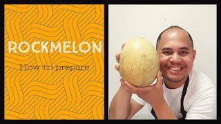 How to cut a ROCKMELON CANTALOUPE  Back to Basics Ep5 [upl. by Eyllek]