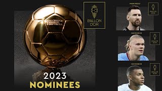 ¿QUIÉN GANARÁ EL BALÓN DE ORO 2023  LOS 30 FINALISTAS  futbol [upl. by Annet]