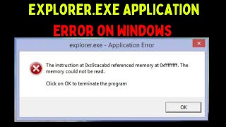 How to Fix Explorerexe Application Error on Windows 11 [upl. by Aseretairam806]