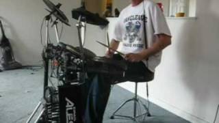 ION drum rocker with ALESIS dm5 [upl. by Atinej]