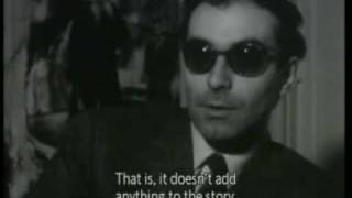 JeanLuc Godard interview [upl. by Emyam]