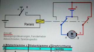 Gleichstrommotor Drehrichtungsumschaltung [upl. by Ide608]