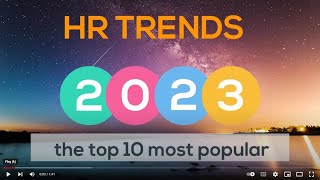 The HR Trends that will characterize 2023 [upl. by Otto]