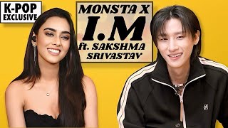 KPop MONSTA X IM ft Sakshma Srivastav  Meet the handsome musician  Indian Interview [upl. by Annoynek161]