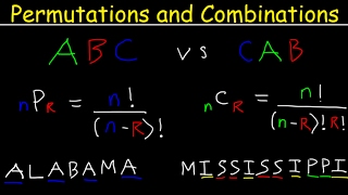 Permutations and Combinations Tutorial [upl. by Nalo]