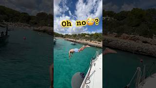 Cala Sa Nau Mallorca epic jump [upl. by Yeleen]