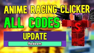 ALL ANIME RACING CLICKER CODES  Roblox Anime Racing Clicker Codes April 2023 [upl. by Adnilahs]