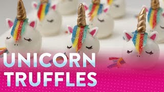 Unicorn Cake Truffles  Genius Kitchen [upl. by Yorgo]