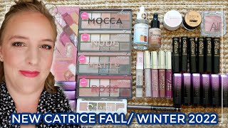 NEW CATRICE FALL WINTER 2022  First impression review incl swatches amp full face makeup look [upl. by Michell]