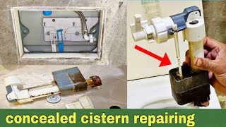 How to repair concealed cistern leakage [upl. by Anaujal764]