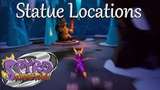 Spyro Reignited Trilogy Colossus Statue Locations [upl. by Uyekawa]