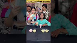 Fastest Falooda Drink Challenge pt2 shorts [upl. by Rma]