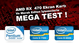 G4560  i3 7100  i5 6500 Oyun Performans Karşılaştırma [upl. by Aiotal671]