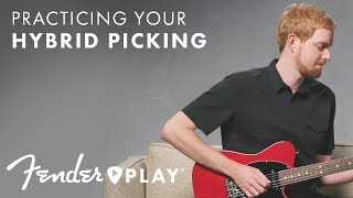 How To Practice Your Hybrid Picking  Fender Play™  Fender [upl. by Orabelle]