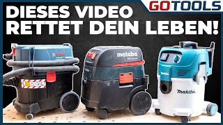 🔥 NassTrockensauger  Staubklasse L  3035 Liter  Bosch Makita und Metabo  inkl Verlosung [upl. by Binny]