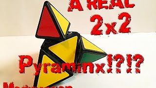 A REAL 2x2 Pyraminx My First Puzzle Modification [upl. by Anai]