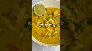 POULET CURRY COCO recette shortvideo [upl. by Arimlede821]