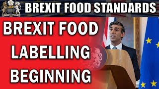 Brexit Food Labelling Begins [upl. by Ruel]