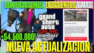 GANA CADA VEZ QUE HAGAS ESTO 4500000 EN GTA ONLINE TODO LO NUEVO DE LA ACTUALIZACION SEMANAL [upl. by Milstone]