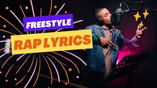 Top 5 Easy Freestyle Rap Lyrics To Practice With [upl. by Adroj]