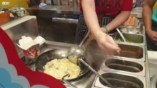 CHINESE FRIED RICE • ASIAN FOOD • WOK SKILLS [upl. by Aicirtel]