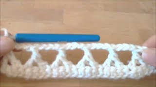 Cours de crochet N°35  Le Point Y Inversé [upl. by Jarietta966]