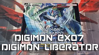 EX07  Digimon Liberator Unboxing  Are we getting those Three Musketeers [upl. by Eserehs]