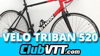 VELO ROUTE BTWIN TRIBAN 520  Cest mon vélo   312 [upl. by Eseuqram]