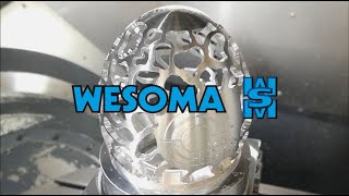 CNCFräsen in Perfektion Osterei von Wesoma GmbH auf DMG MORI DMU80 eVo [upl. by Llewej]