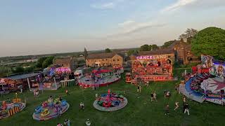 Clayton Hacketts Top Spin Onride Pov  Waddingtons Funfair Tingley 10052024 [upl. by Eelir]