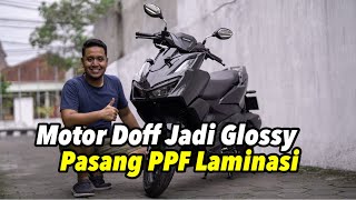 Motor Doff Jadi Glossy Pasang PPF Laminasi [upl. by Eisinger993]