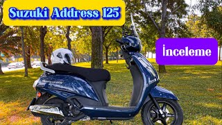 Suzuki Address 125 inceleme  3 aylık kullanıcı deneyimi [upl. by Victorie]