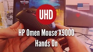 HP Omen Mouse X9000 Hands On 4k UHD [upl. by Slack]