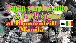 Japan surplus auto amp truck engine  Blumentritt Manila [upl. by Robenia210]