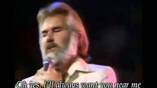 kenny Rogers Lady lyrics [upl. by Aicirtam]