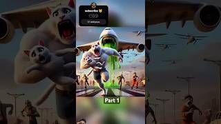 1Plane crashed Animation 😨🎉 funny humor memes animation kitten ai subscribe [upl. by Pennebaker642]