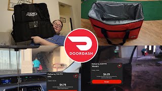 Doordash Ride Along  What Bags Are Best For Doordash [upl. by Enilorac]