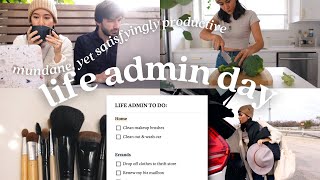 Life Admin Day Vlog  Productive Day Getting Things Done [upl. by Joktan]