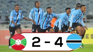 Botswana vs Burundi 42  All Highlights amp Goals  WAFCON 2022 [upl. by Atikat66]