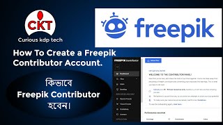 How to become Freepik Contributor  Create a Freepik Contributor Account 2024 [upl. by Alboran95]