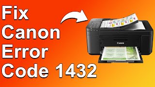 Canon Error Code 1432 Watch To Know How To Fix The Error [upl. by Dnalrag]